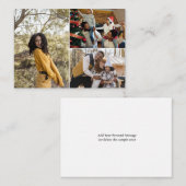 Entwerfen Sie Ihre eigene 3 FotoCollage Mitteilungskarte (Vorne/Hinten)