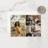 Entwerfen Sie Ihre eigene 3 FotoCollage Mitteilungskarte (Vorderseite/Rückseite Beispiel)