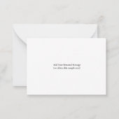 Entwerfen Sie Ihre eigene 3 FotoCollage Mitteilungskarte (Rückseite)