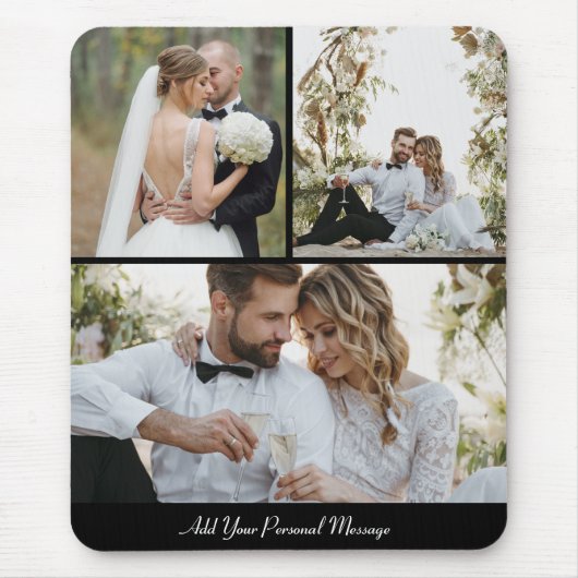 Entwerfen Sie Ihre eigene 3 FotoCollage Mousepad (Vorne)