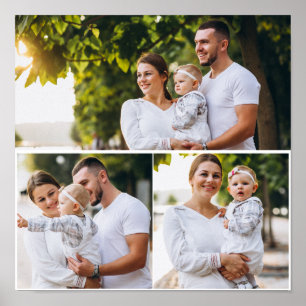 Entwerfen Sie Ihre eigene 3 FotoCollage Poster