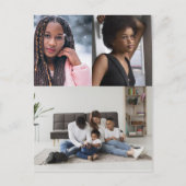 Entwerfen Sie Ihre eigene 3 FotoCollage Postkarte (Vorderseite)