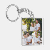 Entwerfen Sie Ihre eigene 3 FotoCollage Schlüsselanhänger (Vorderseite links)