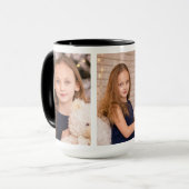 Entwerfen Sie Ihre eigene 3 FotoCollage Tasse (Vorderseite Links)