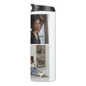Entwerfen Sie Ihre eigene 3 FotoCollage Thermosbecher (Nach rechts gedreht)