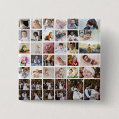 Entwerfen Sie Ihre eigene 40 FotoCollage Button (Vorderseite)