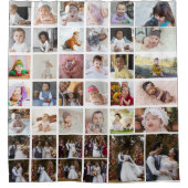 Entwerfen Sie Ihre eigene 40 FotoCollage Duschvorhang (Vorderseite)