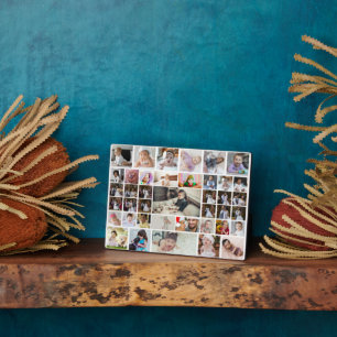 Entwerfen Sie Ihre eigene 40 FotoCollage Fotoplatte