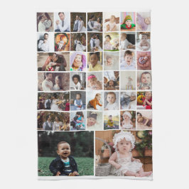 Entwerfen Sie Ihre eigene 40 FotoCollage Geschirrtuch