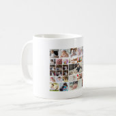 Entwerfen Sie Ihre eigene 40 FotoCollage Kaffeetasse (Vorderseite Links)