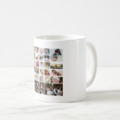 Entwerfen Sie Ihre eigene 40 FotoCollage Kaffeetasse (VorderseiteRechts)