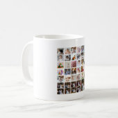 Entwerfen Sie Ihre eigene 40 FotoCollage Kaffeetasse (Vorderseite Links)