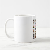 Entwerfen Sie Ihre eigene 40 FotoCollage Kaffeetasse (Links)