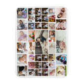 Entwerfen Sie Ihre eigene 40 FotoCollage Magnet (Vertikal)
