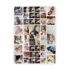 Entwerfen Sie Ihre eigene 40 FotoCollage Magnet