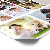 Entwerfen Sie Ihre eigene 40 FotoCollage Poster (Ecke)