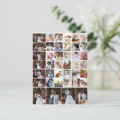 Entwerfen Sie Ihre eigene 40 FotoCollage Postkarte (Stehend Vorderseite)