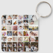 Entwerfen Sie Ihre eigene 40 FotoCollage Schlüsselanhänger (Rückseite)