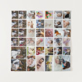 Entwerfen Sie Ihre eigene 40 FotoCollage Wandteppich (Vorderseite (Horizontal))