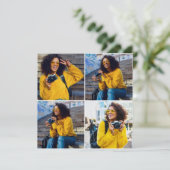 Entwerfen Sie Ihre eigene 4-FotoCollage (Stehend Vorderseite)