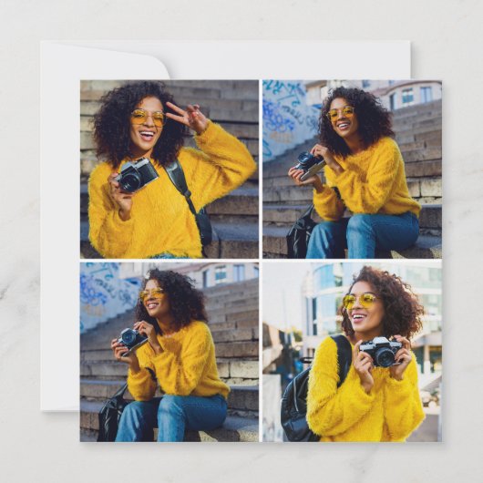 Entwerfen Sie Ihre eigene 4-FotoCollage (Vorderseite)