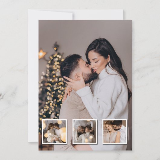 Entwerfen Sie Ihre eigene 4-FotoCollage Ankündigung (Vorderseite)