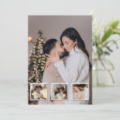 Entwerfen Sie Ihre eigene 4-FotoCollage Ankündigung (Stehend Vorderseite)