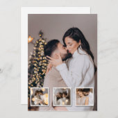 Entwerfen Sie Ihre eigene 4-FotoCollage Ankündigung (Vorne/Hinten)