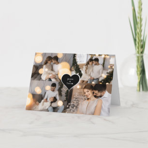 Entwerfen Sie Ihre eigene 4-FotoCollage Dankeskarte