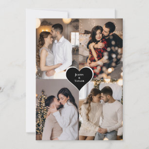 Entwerfen Sie Ihre eigene 4-FotoCollage Dankeskarte