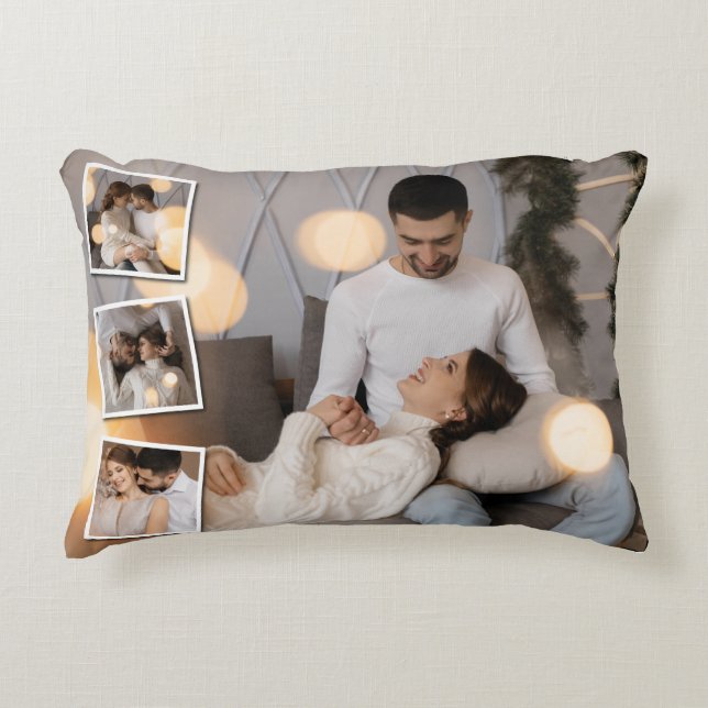 Entwerfen Sie Ihre eigene 4-FotoCollage Dekokissen (Vorderseite)