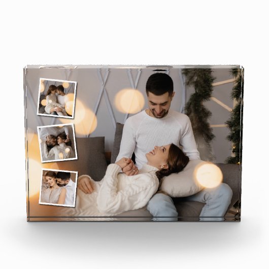 Entwerfen Sie Ihre eigene 4-FotoCollage Fotoblock (Vorderseite)