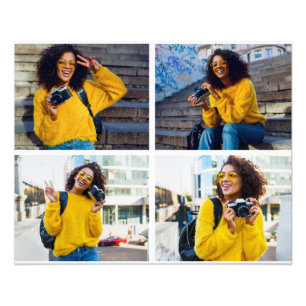 Entwerfen Sie Ihre eigene 4-FotoCollage Fotodruck