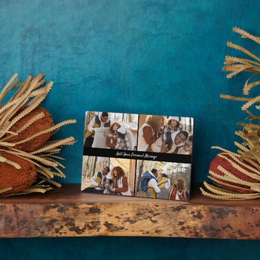 Entwerfen Sie Ihre eigene 4-FotoCollage Fotoplatte (Seite)