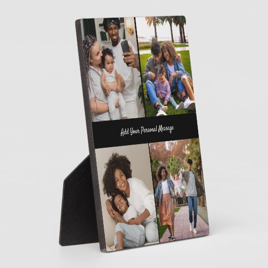 Entwerfen Sie Ihre eigene 4-FotoCollage Fotoplatte (Seite)