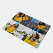 Entwerfen Sie Ihre eigene 4-FotoCollage Fußmatte (Schrägansicht)