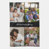 Entwerfen Sie Ihre eigene 4-FotoCollage Geschirrtuch (Vertikal)