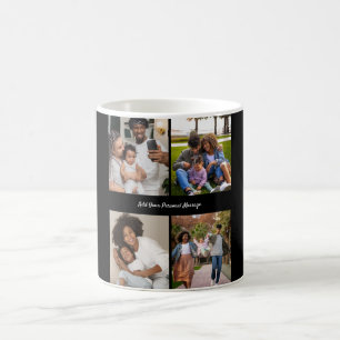 Entwerfen Sie Ihre eigene 4-FotoCollage Kaffeetasse