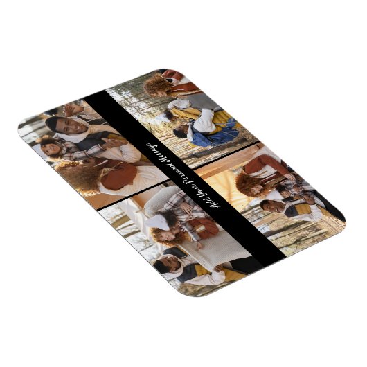 Entwerfen Sie Ihre eigene 4-FotoCollage Magnet (Rechte Seite)