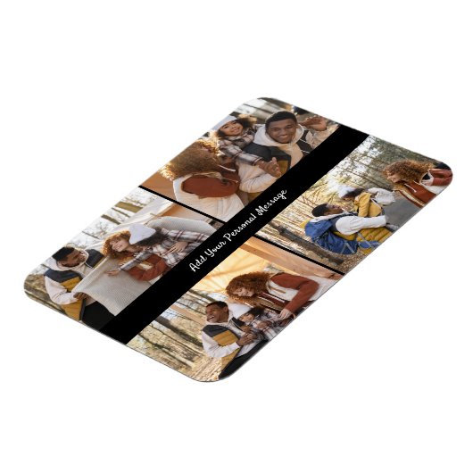Entwerfen Sie Ihre eigene 4-FotoCollage Magnet (Linke Seite)