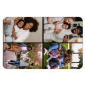 Entwerfen Sie Ihre eigene 4-FotoCollage Magnet (Horizontal)