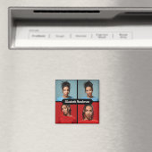 Entwerfen Sie Ihre eigene 4-FotoCollage Magnet (In Situ (Geschirrspüler))