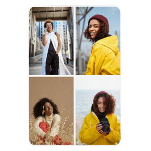 Entwerfen Sie Ihre eigene 4-FotoCollage Magnet