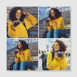 Entwerfen Sie Ihre eigene 4-FotoCollage Magnetkarte