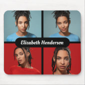 Entwerfen Sie Ihre eigene 4-FotoCollage Mousepad (Vorne)