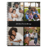 Entwerfen Sie Ihre eigene 4-FotoCollage Notizblock (Vorderseite)