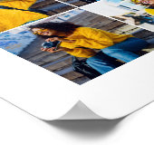 Entwerfen Sie Ihre eigene 4-FotoCollage Poster (Ecke)