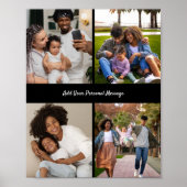 Entwerfen Sie Ihre eigene 4-FotoCollage Poster (Vorne)