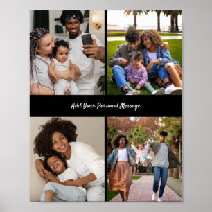Entwerfen Sie Ihre eigene 4-FotoCollage Poster