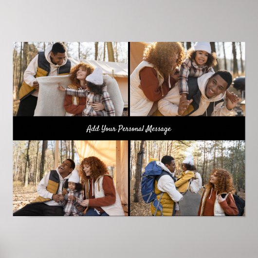 Entwerfen Sie Ihre eigene 4-FotoCollage Poster (Vorne)